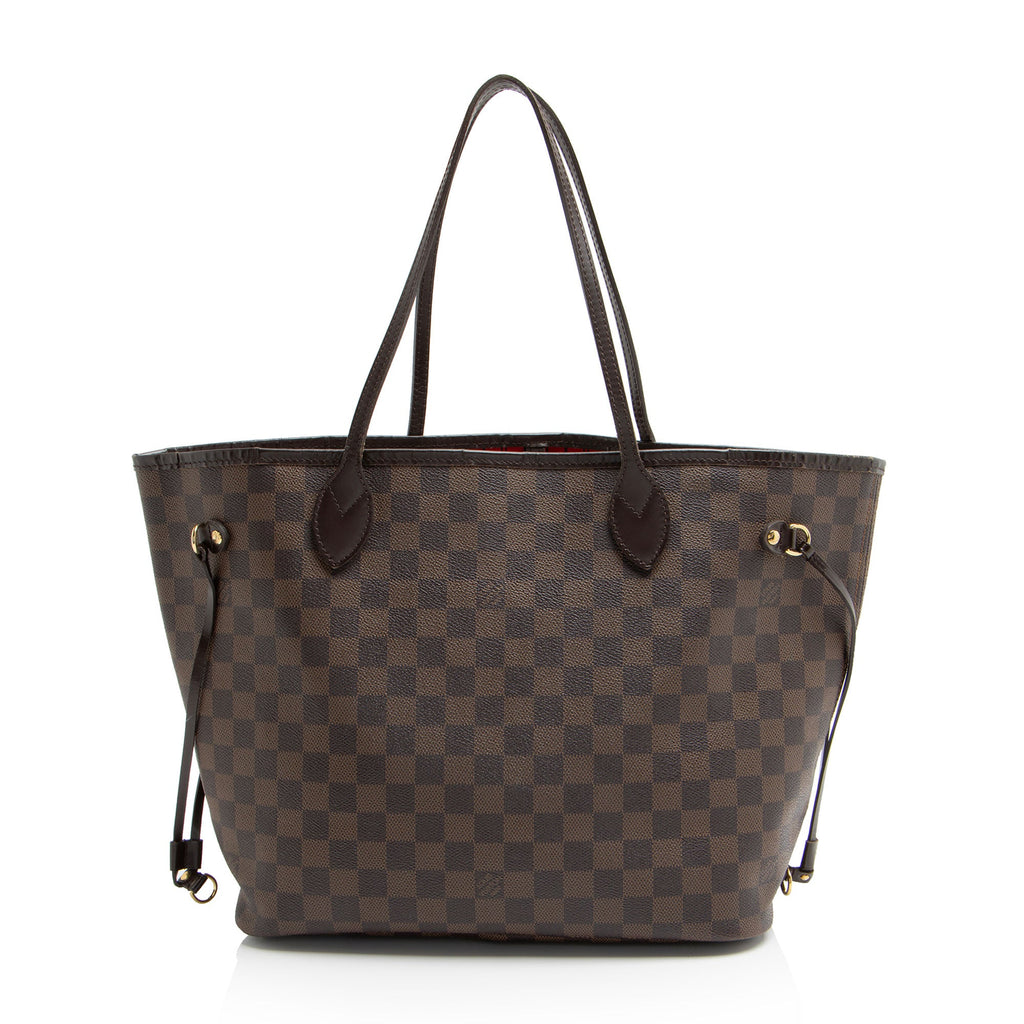 Louis Vuitton Damier Ebene Neverfull MM Tote