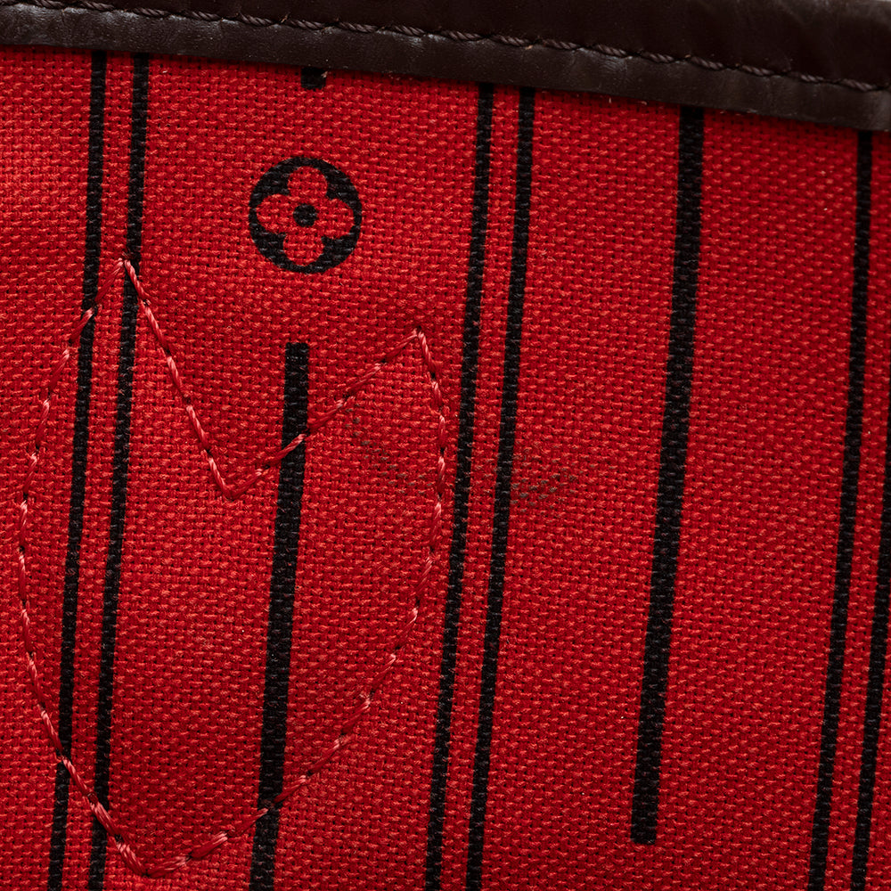 Louis Vuitton Damier Ebene Neverfull MM Tote
