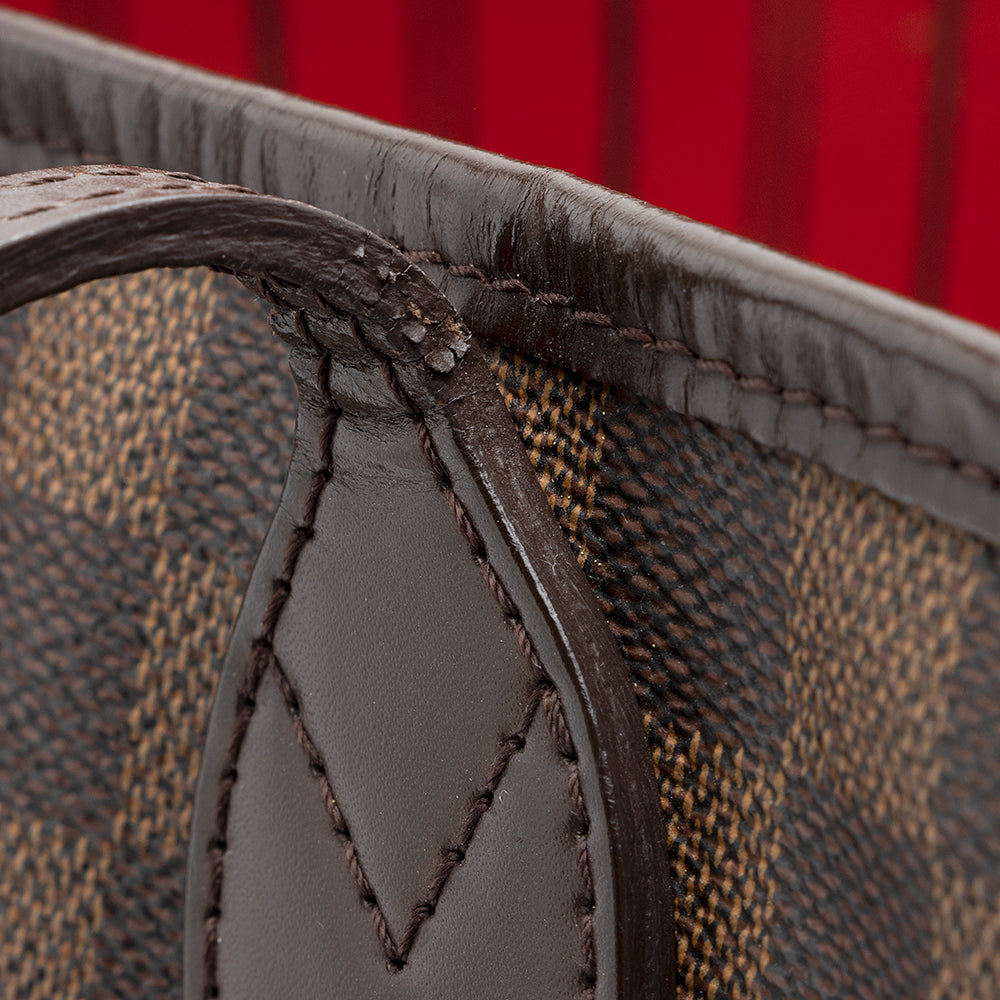 Louis Vuitton Damier Ebene Neverfull MM Tote (SHF-20389)