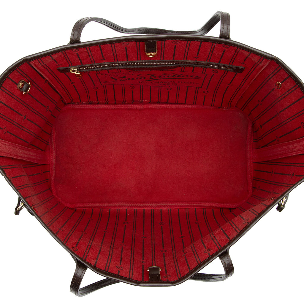 Louis Vuitton Damier Ebene Neverfull MM Tote (SHF-r1UbeE)