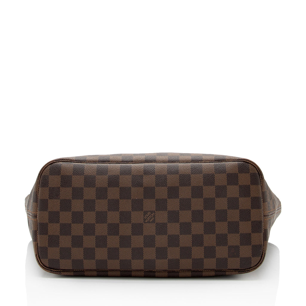 Louis Vuitton Damier Ebene Neverfull MM Tote (SHF-O62sUL)