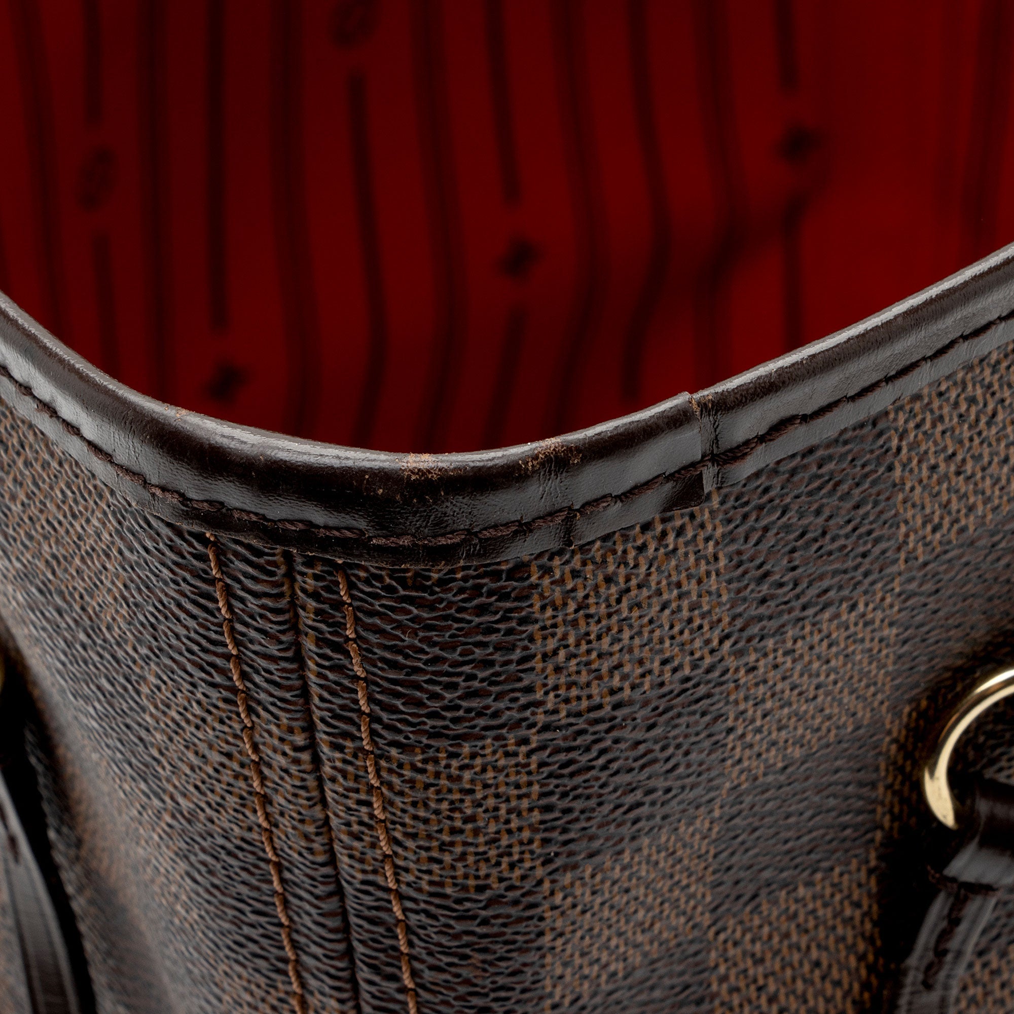 Louis Vuitton Damier Ebene Neverfull MM Tote (SHF-O62sUL)