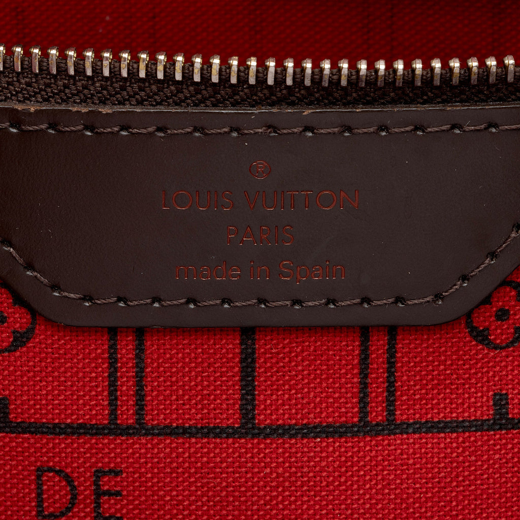 Louis Vuitton Damier Ebene Neverfull MM Tote (SHF-We5zC7)