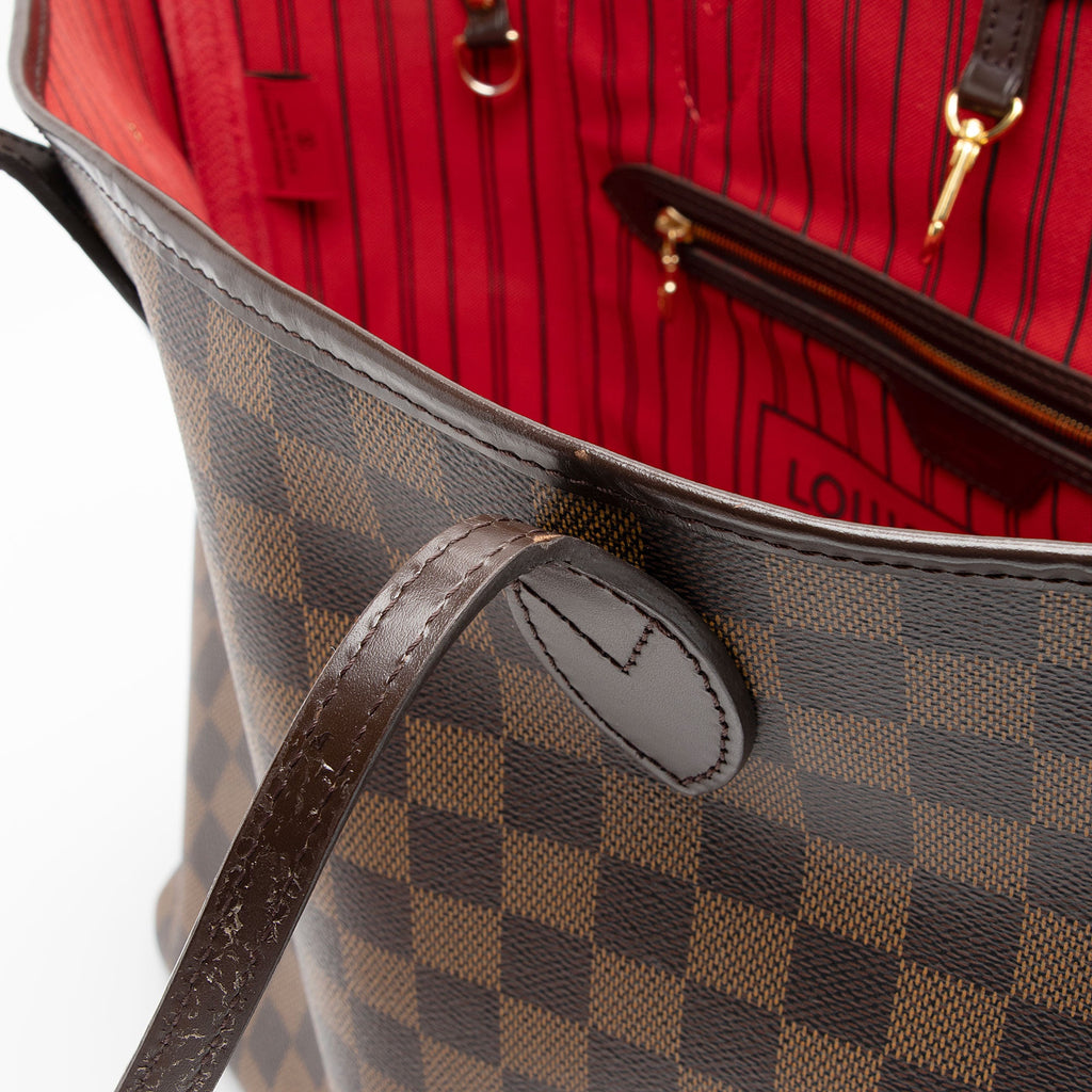 Louis Vuitton Damier Ebene Neverfull MM Tote (SHF-Q5p43O)