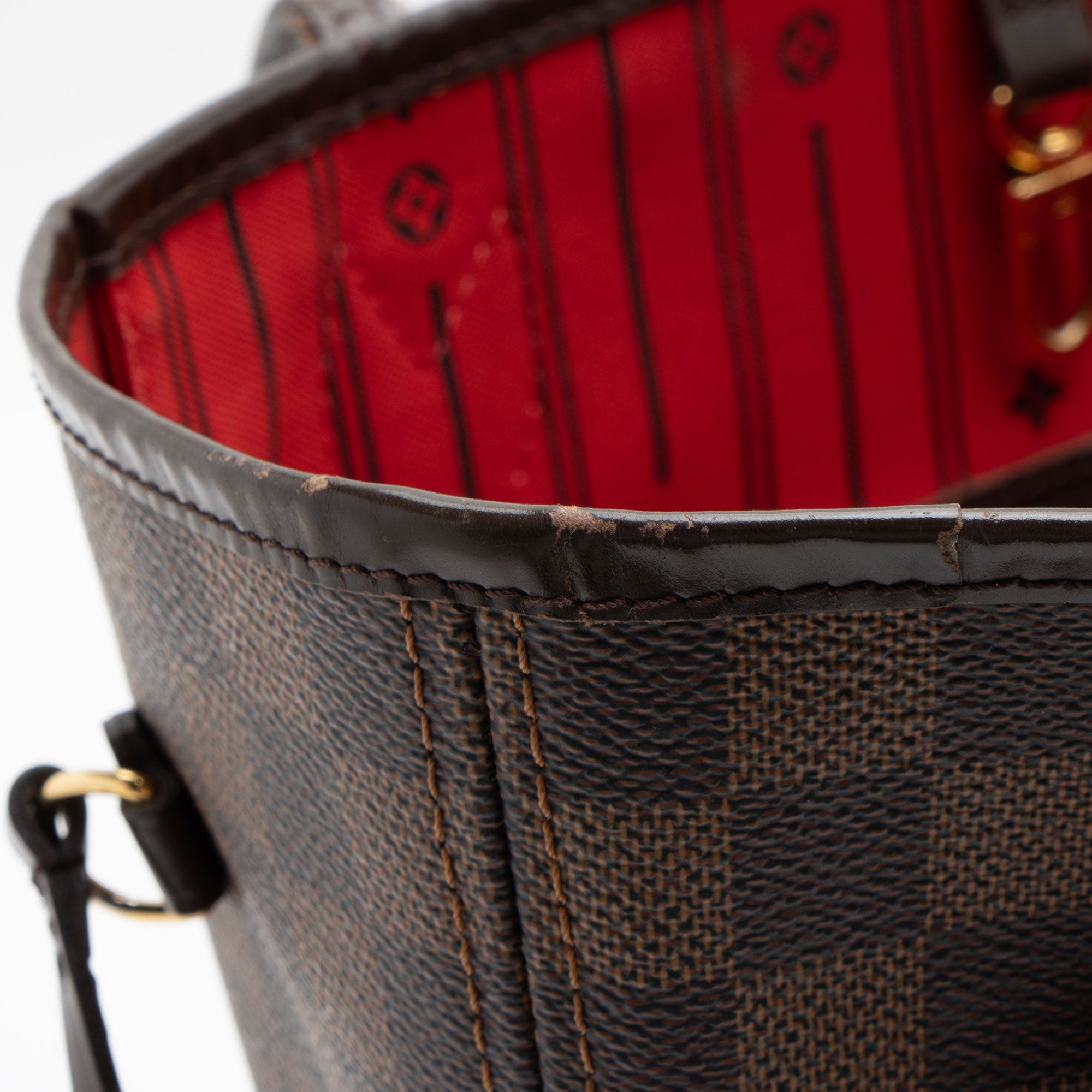 Louis Vuitton Damier Ebene Neverfull MM Tote (SHF-T7BKnj)