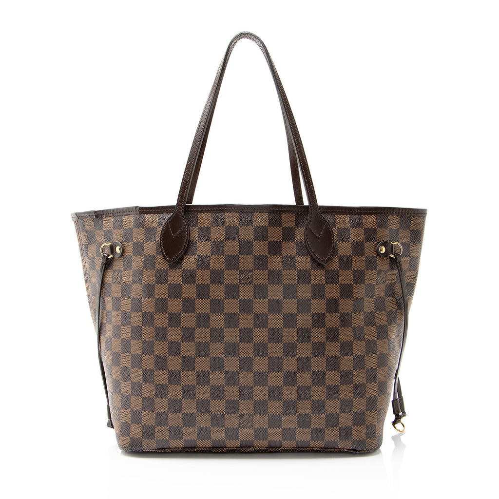 Louis Vuitton Damier Ebene Neverfull MM Tote