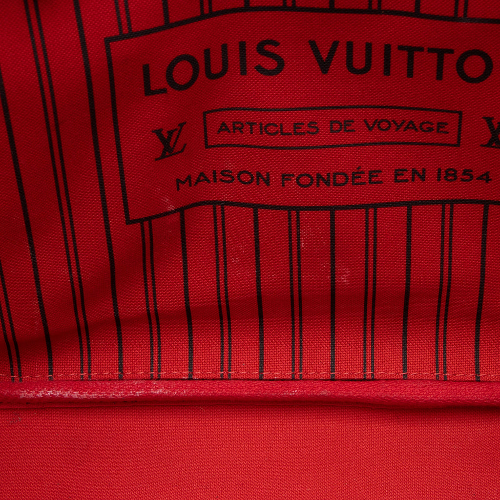 Louis Vuitton Damier Ebene Neverfull MM Tote