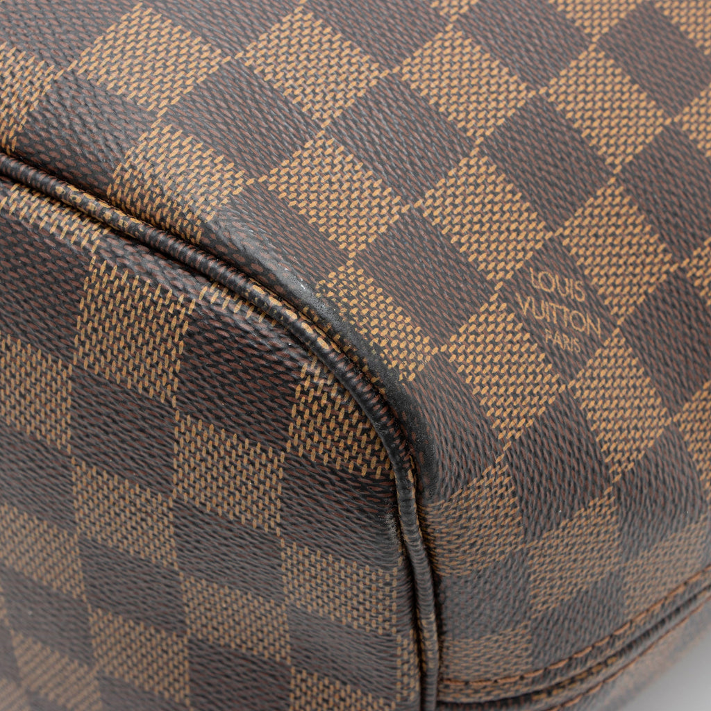 Louis Vuitton Damier Ebene Neverfull MM Tote