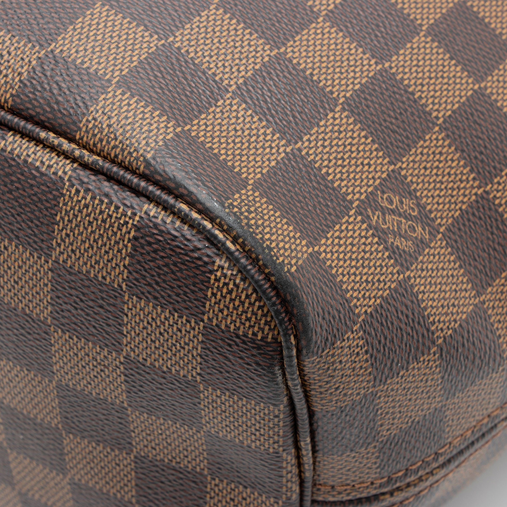 Louis Vuitton Damier Ebene Neverfull MM Tote