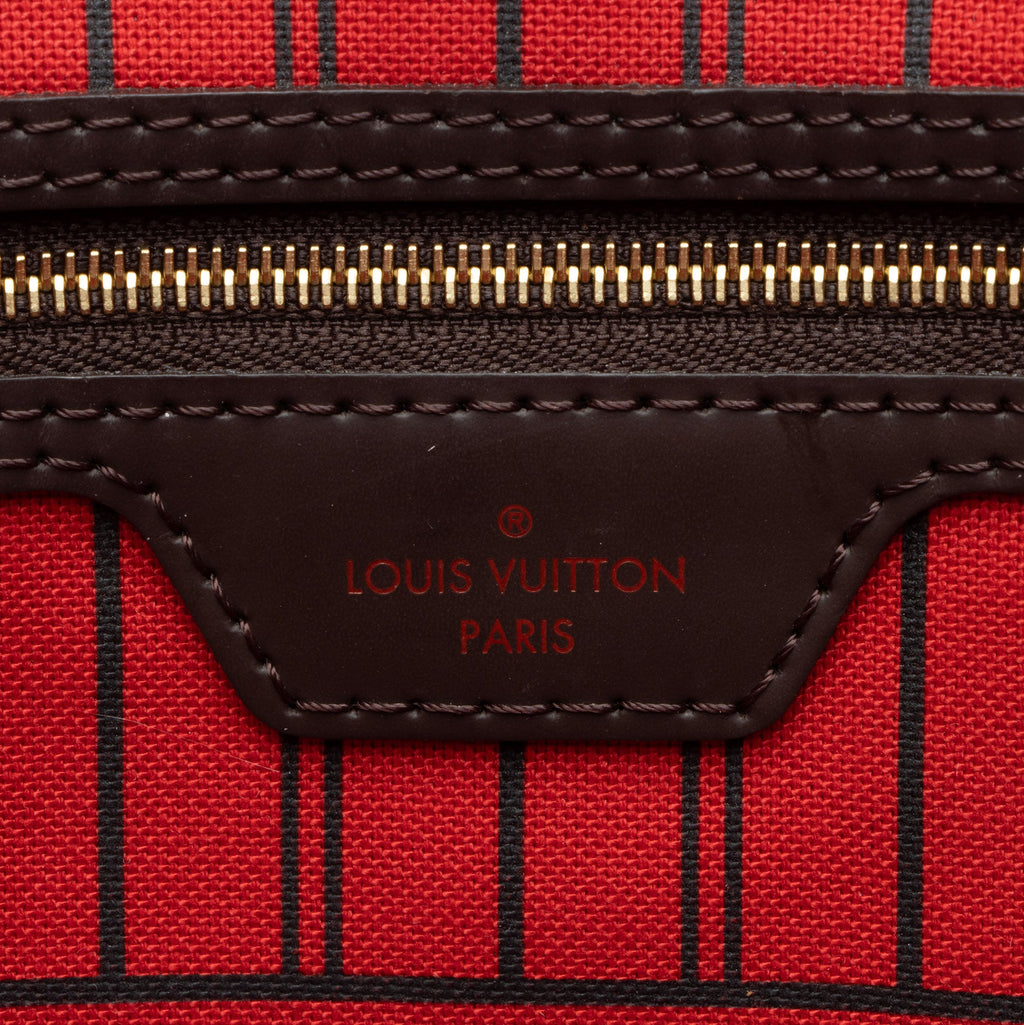 Louis Vuitton Damier Ebene Neverfull MM Tote