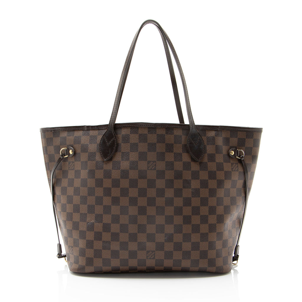 Louis Vuitton Damier Ebene Neverfull MM Tote