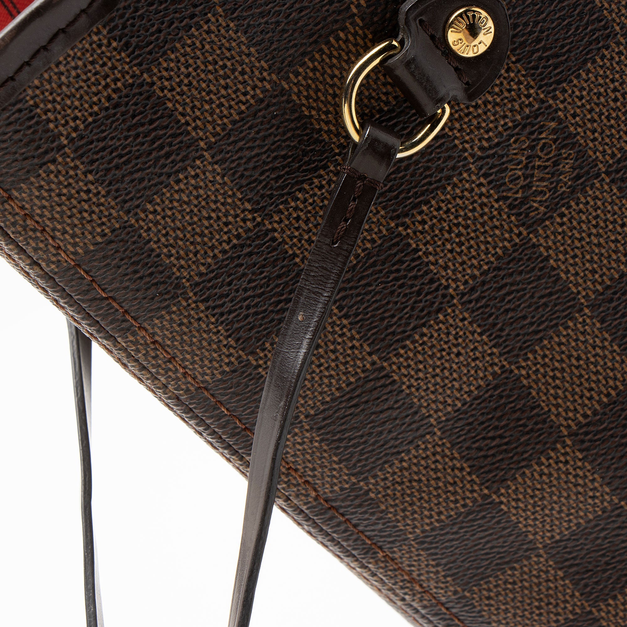 Louis Vuitton Damier Ebene Neverfull MM Tote