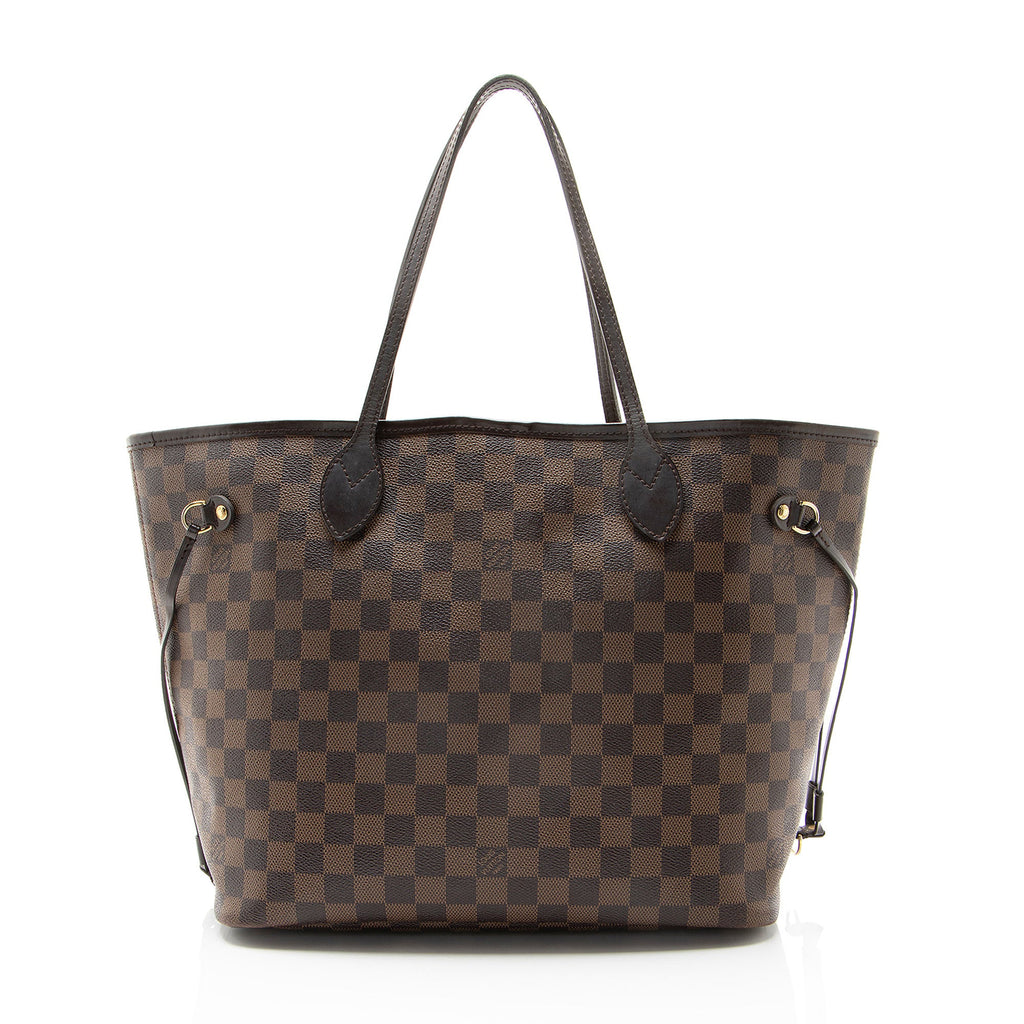 Louis Vuitton Damier Ebene Neverfull MM Tote