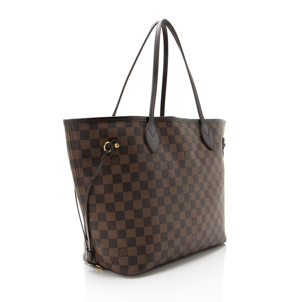 Louis Vuitton Damier Ebene Neverfull MM Tote