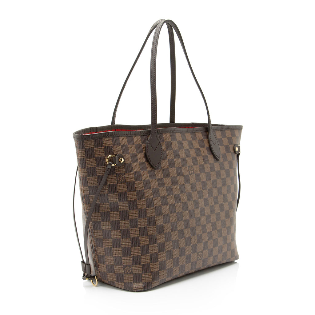 Louis Vuitton Damier Ebene Neverfull MM Tote