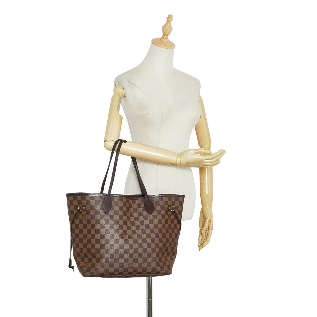 Louis Vuitton Damier Ebene Neverfull MM (SHG-iDFzYL)