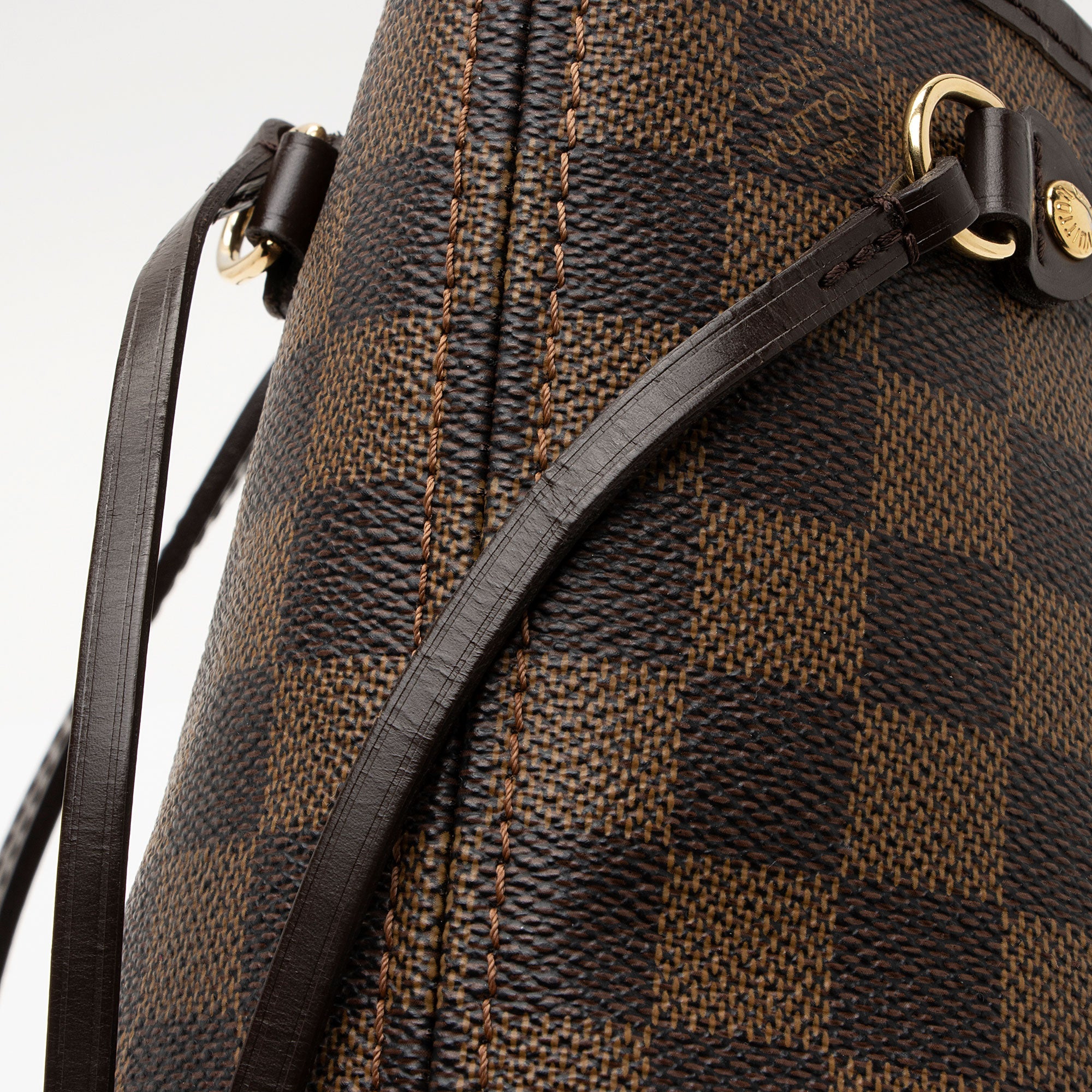 Louis Vuitton Damier Ebene Neverfull PM Tote (SHF-vQArNz)