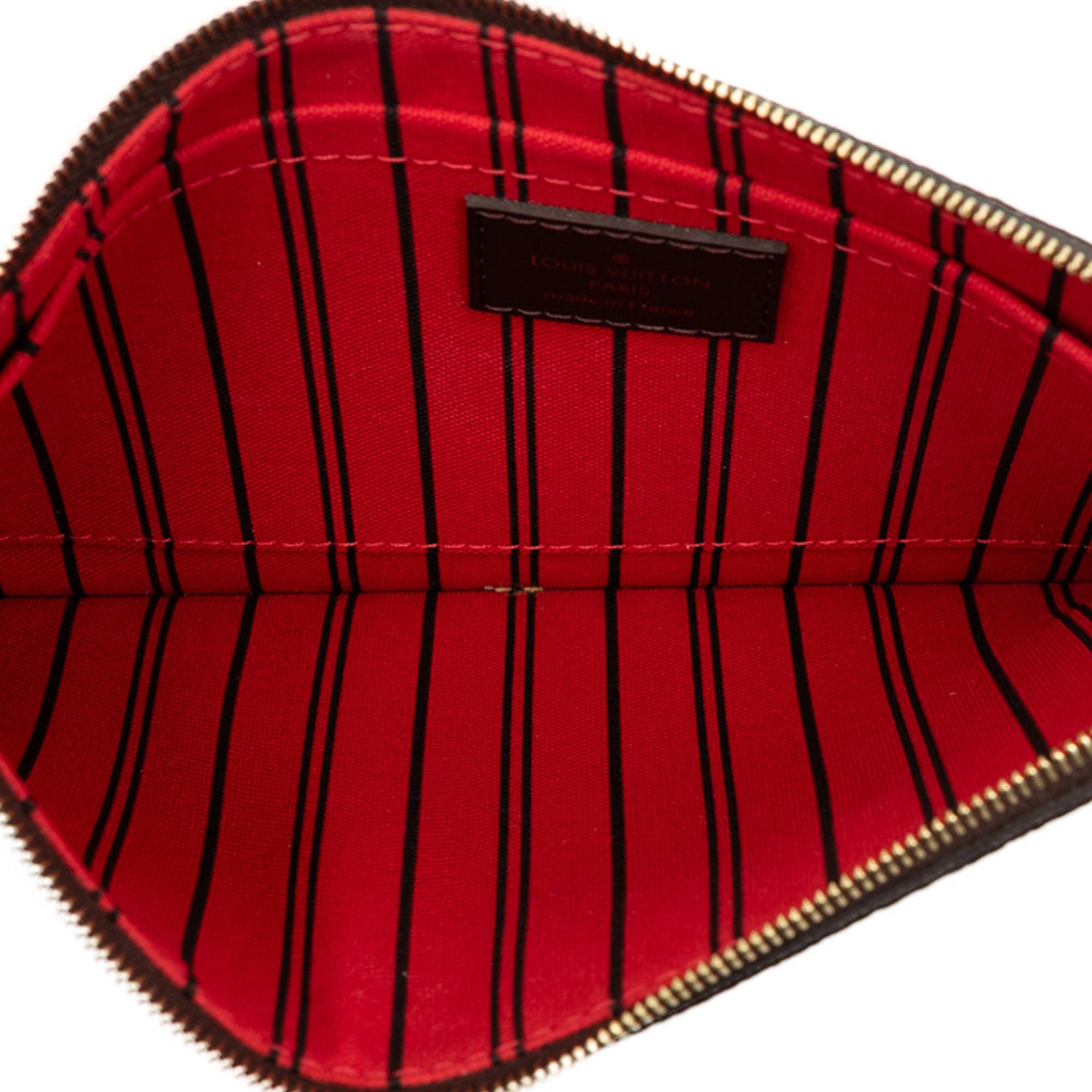 Louis Vuitton Damier Ebene Neverfull Pochette