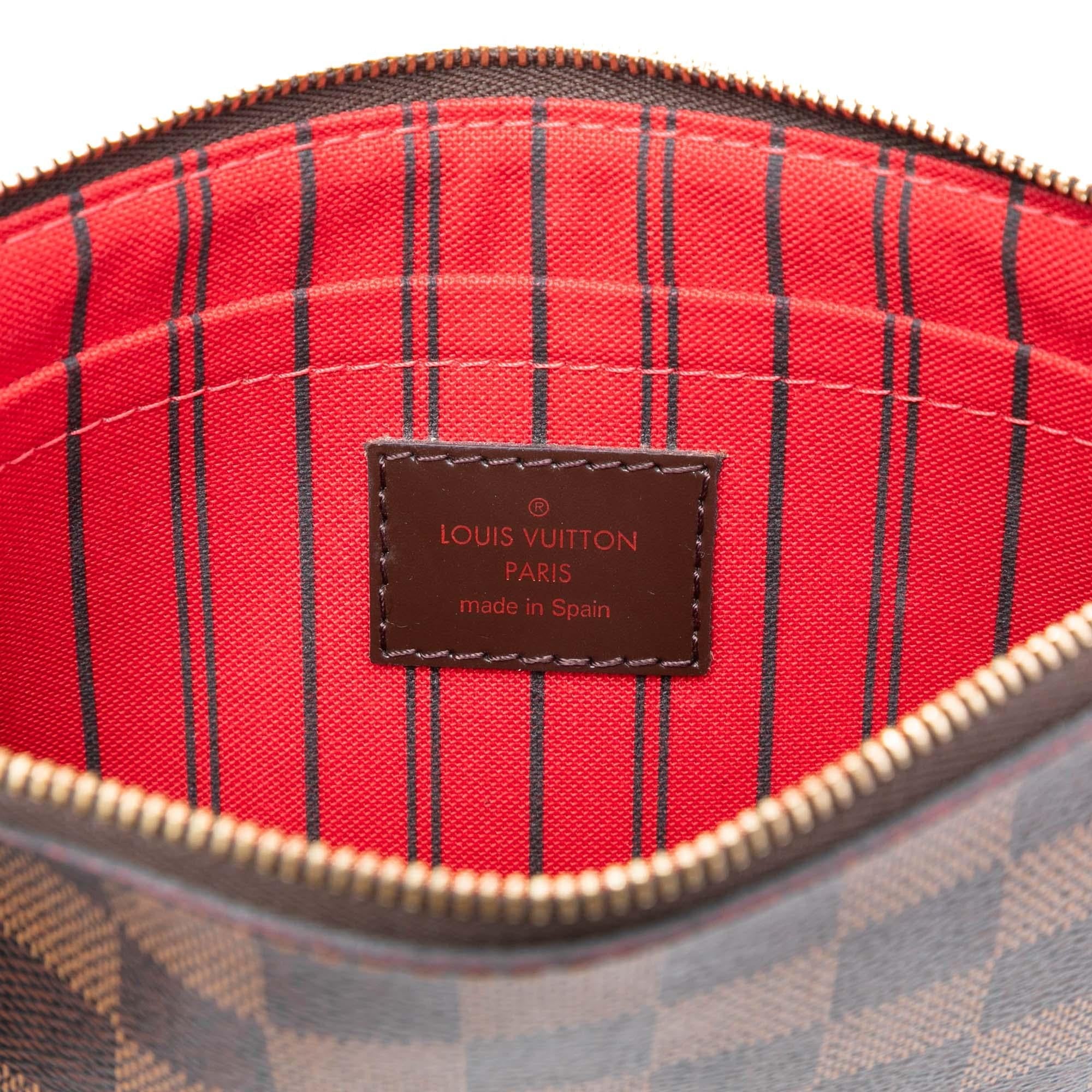 Louis Vuitton Damier Ebene Neverfull Pouch MM