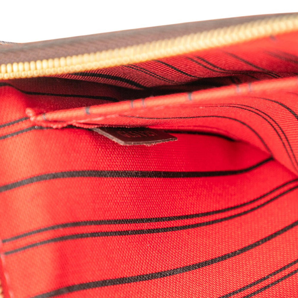 Louis Vuitton Damier Ebene Neverfull Pouch MM