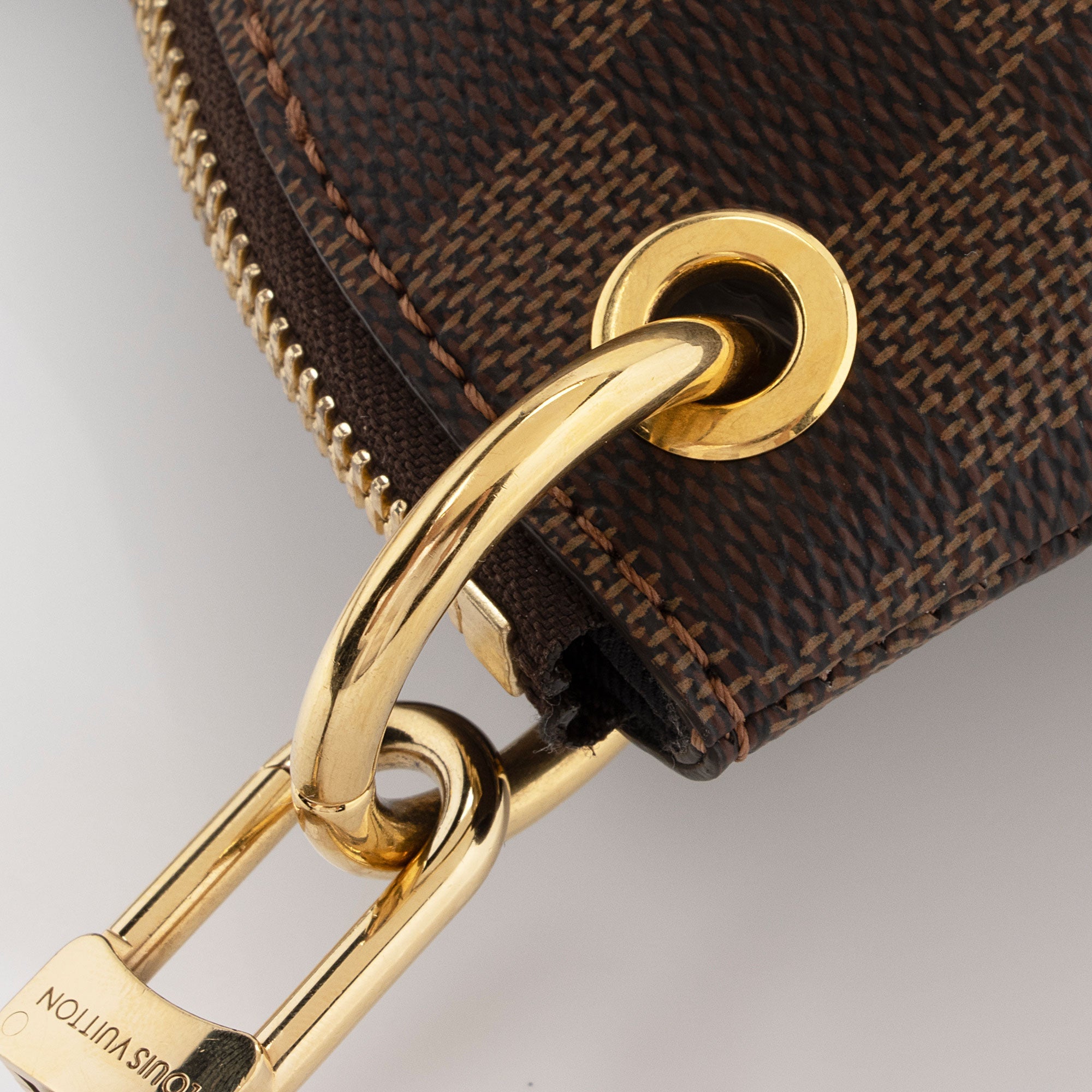 Louis Vuitton Damier Ebene Odeon MM NM Shoulder Bag (SHF-kv3tmb)