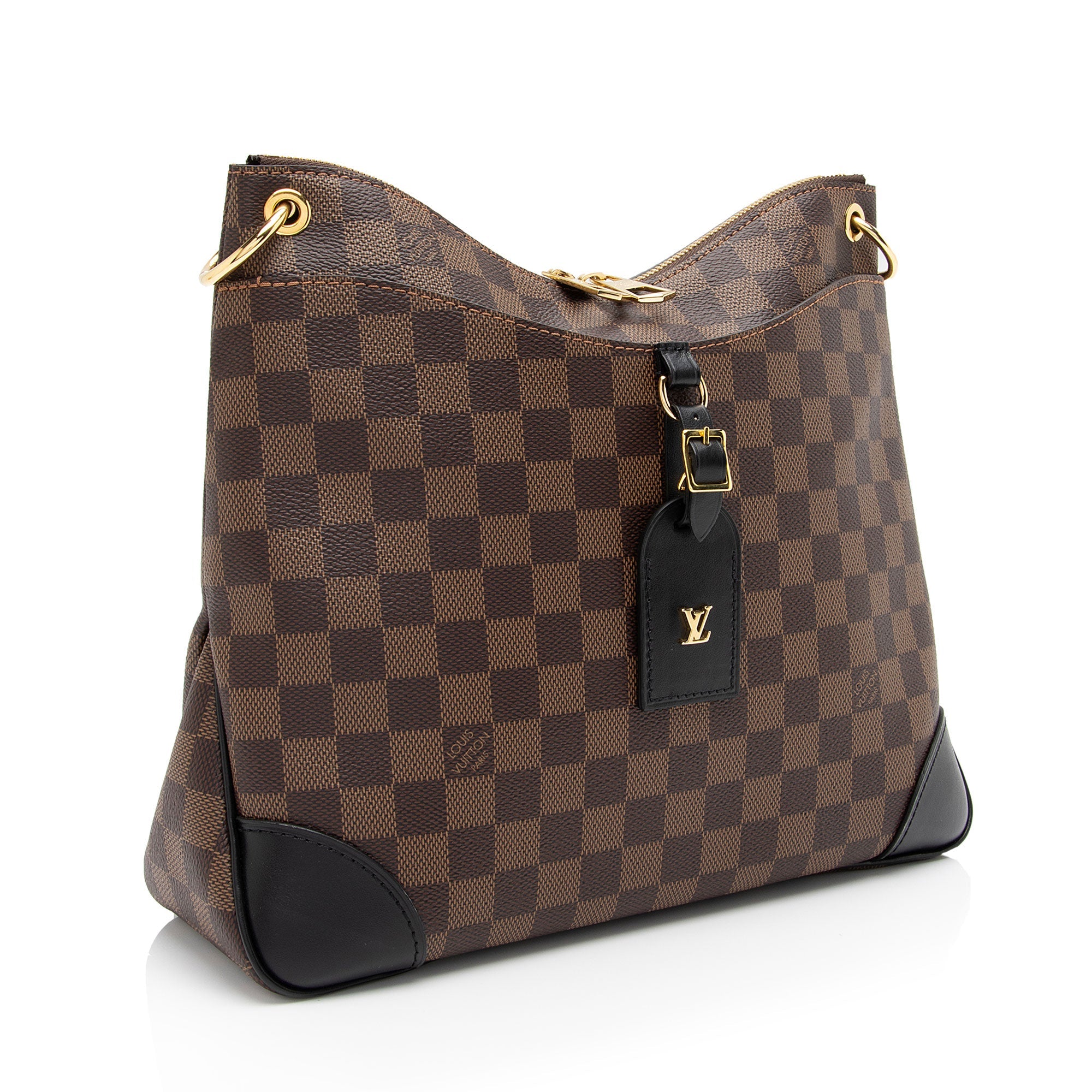 Louis Vuitton Damier Ebene Odeon MM NM Shoulder Bag (SHF-kv3tmb)