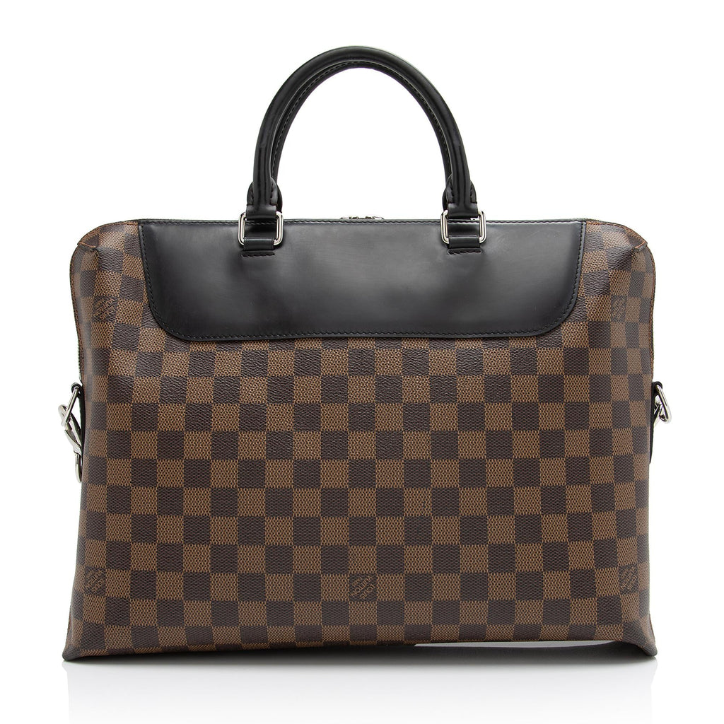 Louis Vuitton Damier Ebene Porte Documents Jour Bag