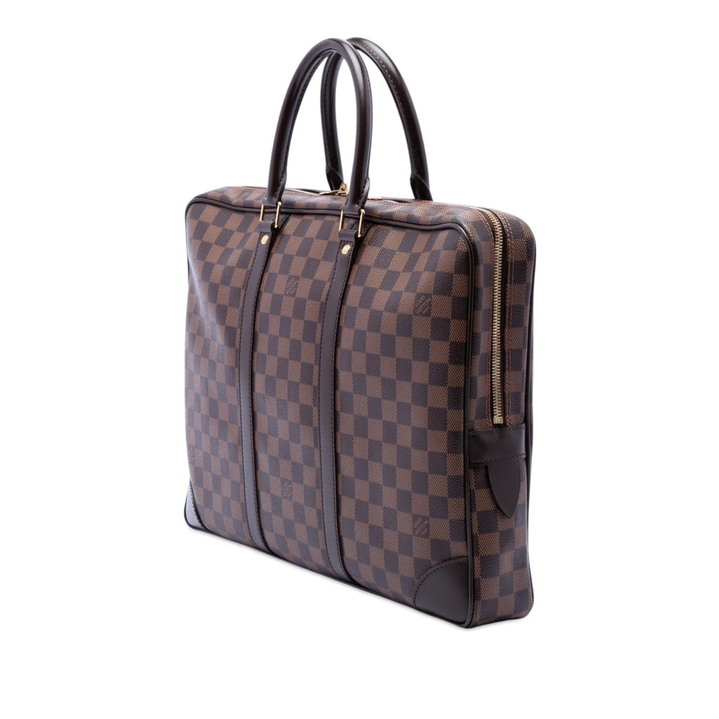 Louis Vuitton Damier Ebene Porte Documents Voyage PM