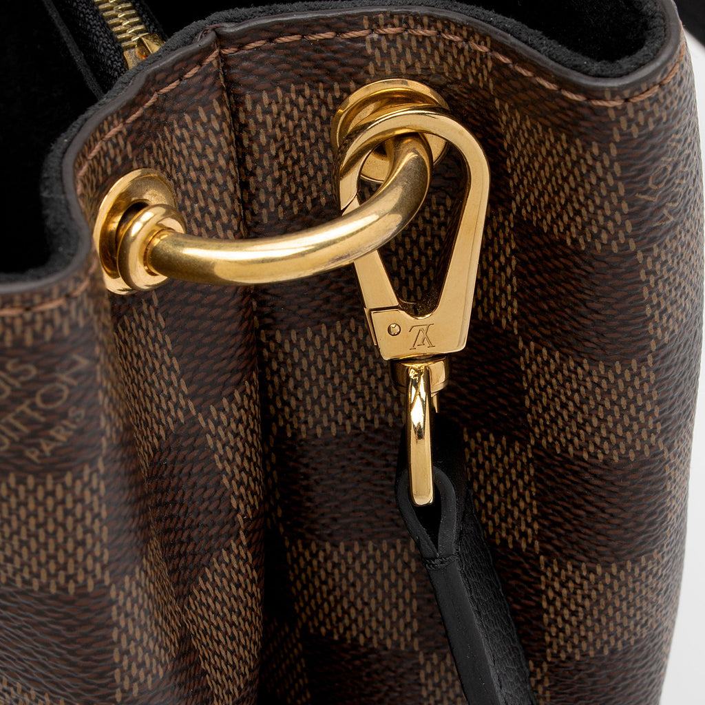 Louis Vuitton Damier Ebene Riverside Tote (SHF-dLRXv2)