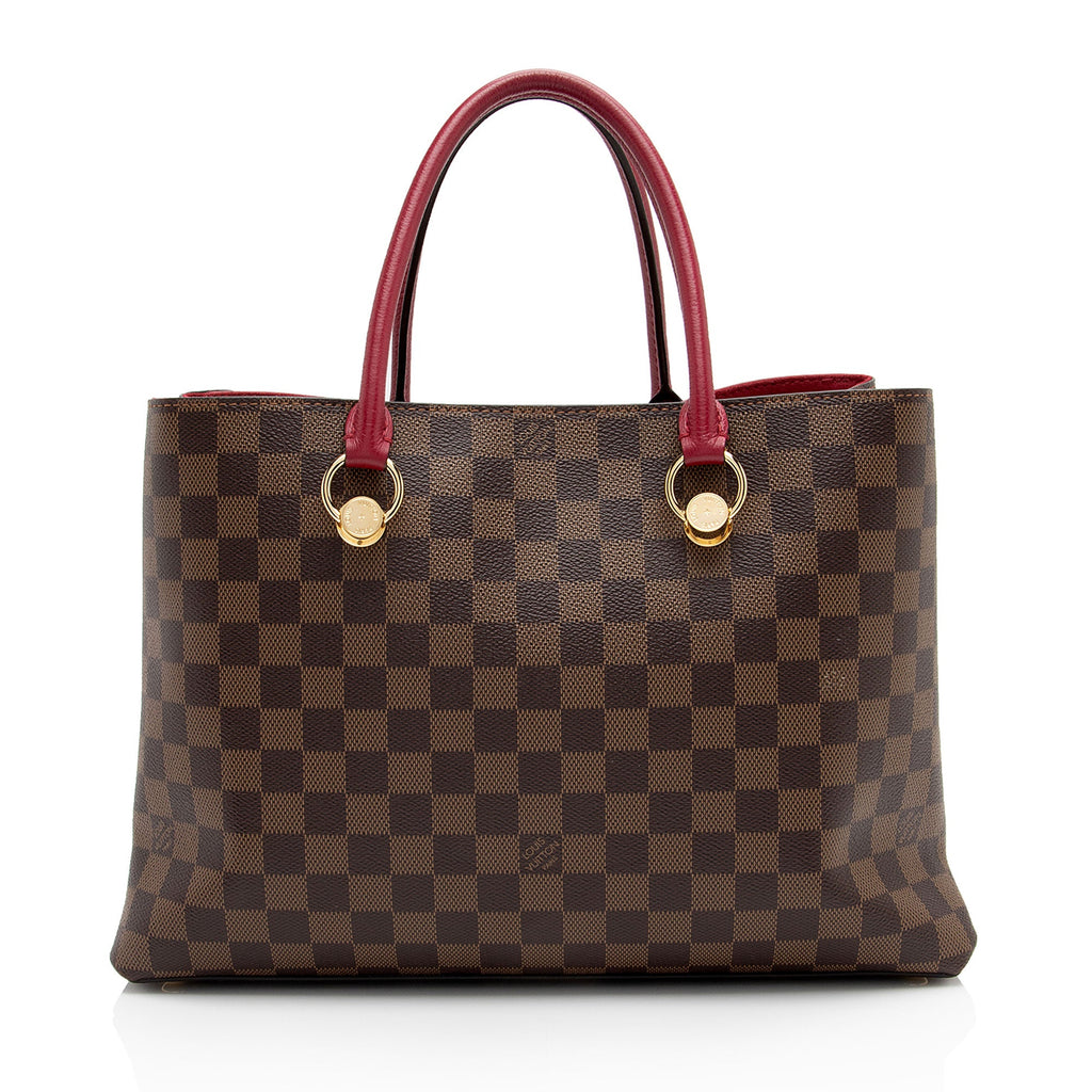 Louis Vuitton Damier Ebene Riverside Tote (SHF-VhMAnM)
