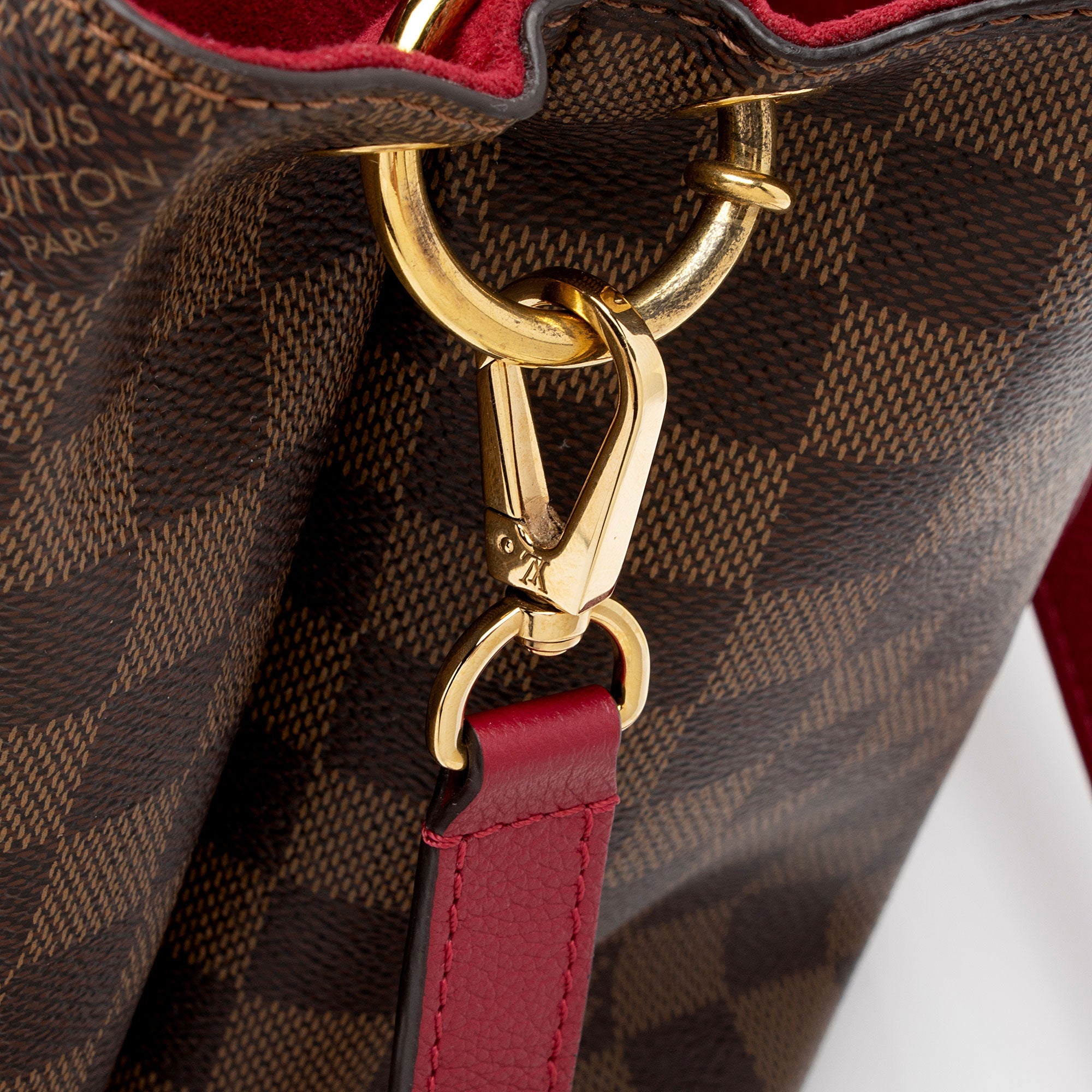Louis Vuitton Damier Ebene Riverside Tote (SHF-VhMAnM)