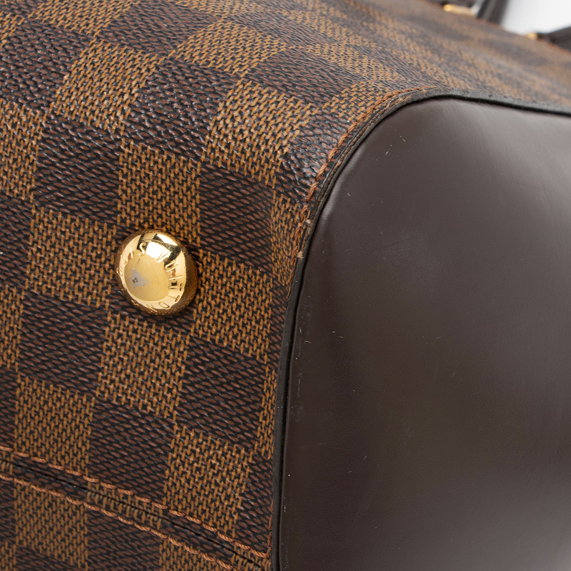 Louis Vuitton Damier Ebene Rivoli MM Satchel (SHF-ofICj3)