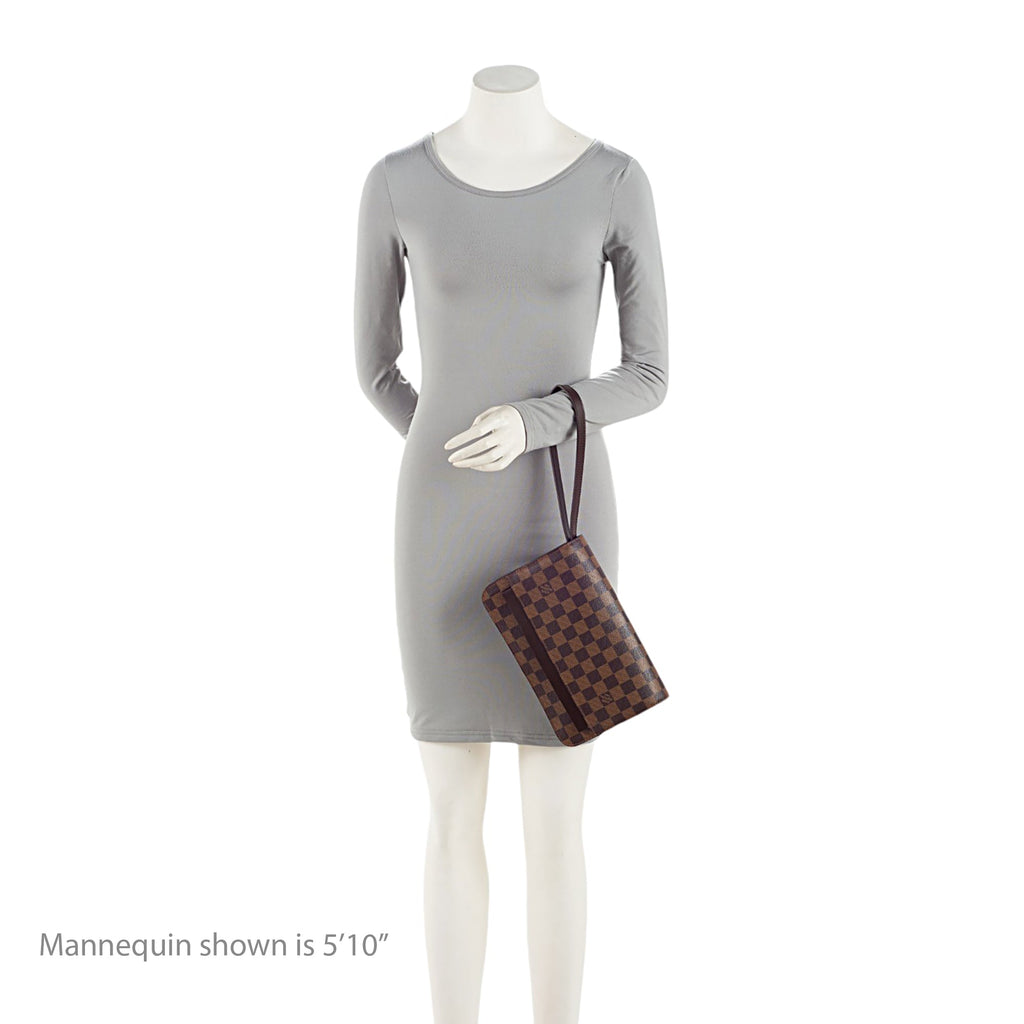 Louis Vuitton Vintage Damier Ebene Saint Louis Clutch