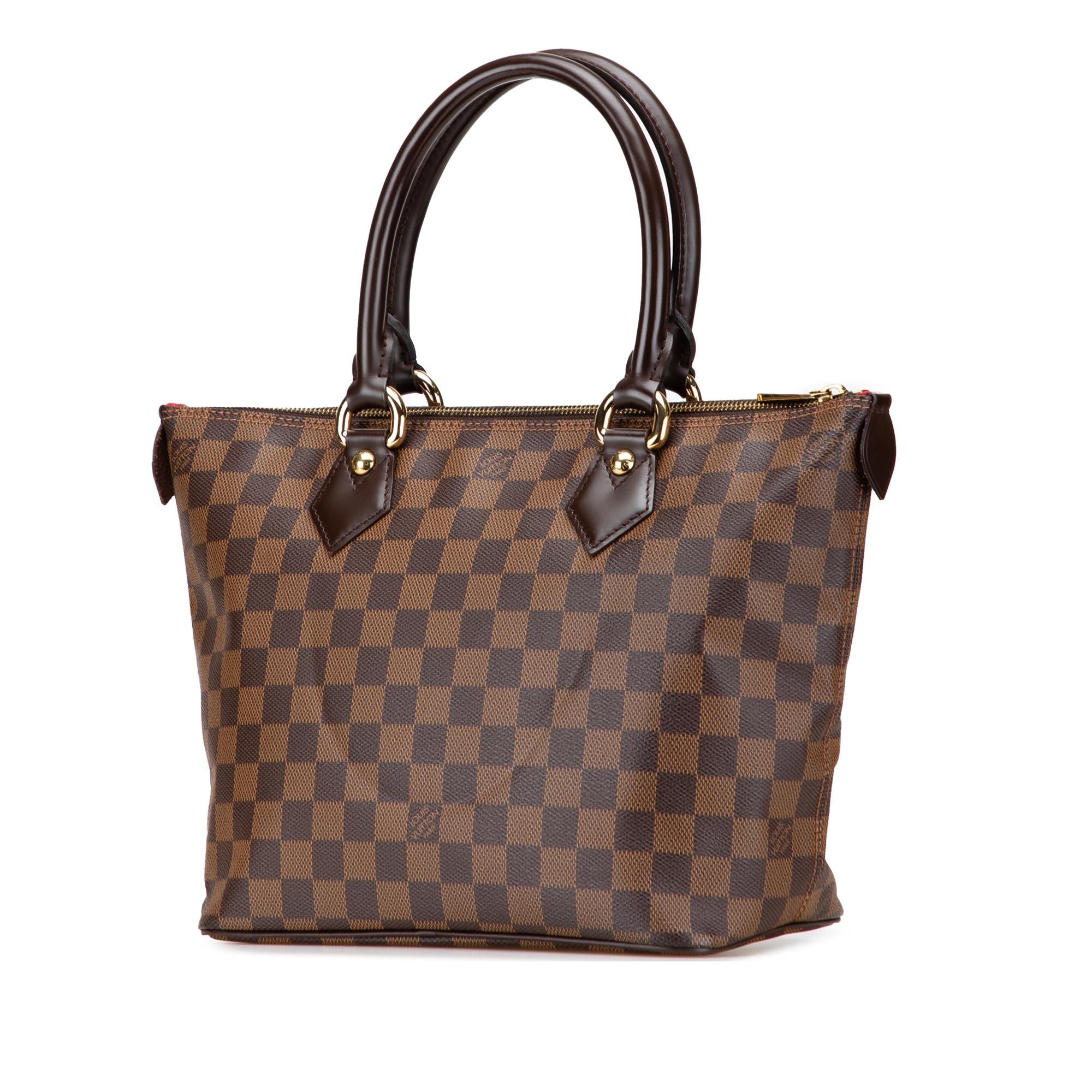 Louis Vuitton Damier Ebene Saleya PM