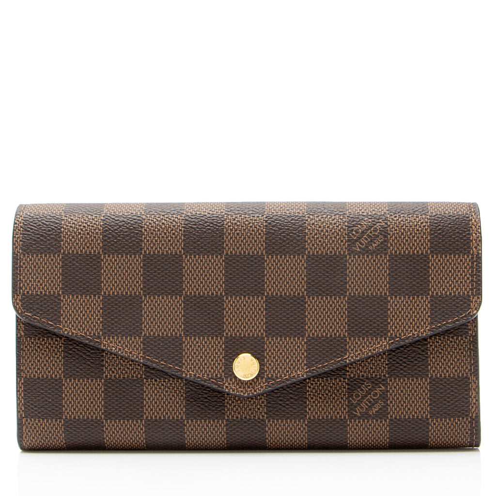 Louis Vuitton Damier Ebene Sarah Wallet