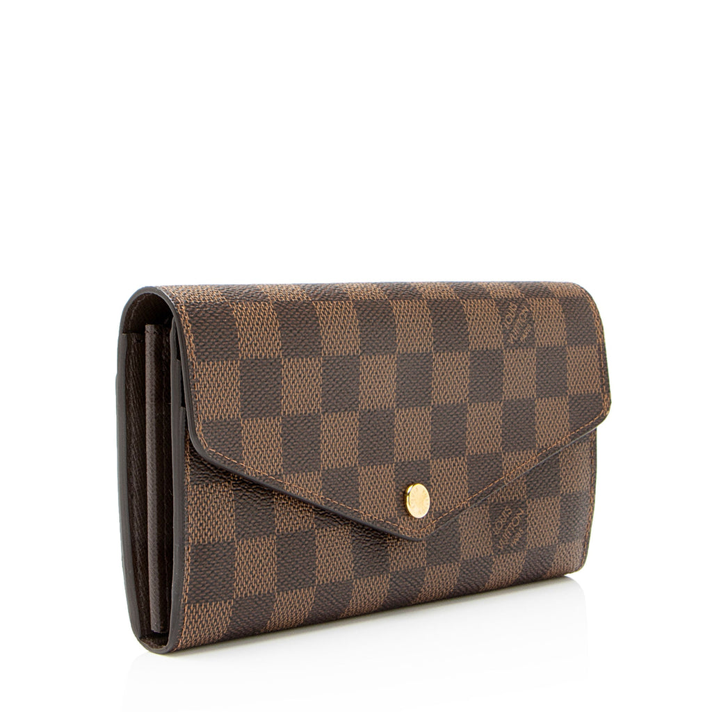 Louis Vuitton Damier Ebene Sarah Wallet