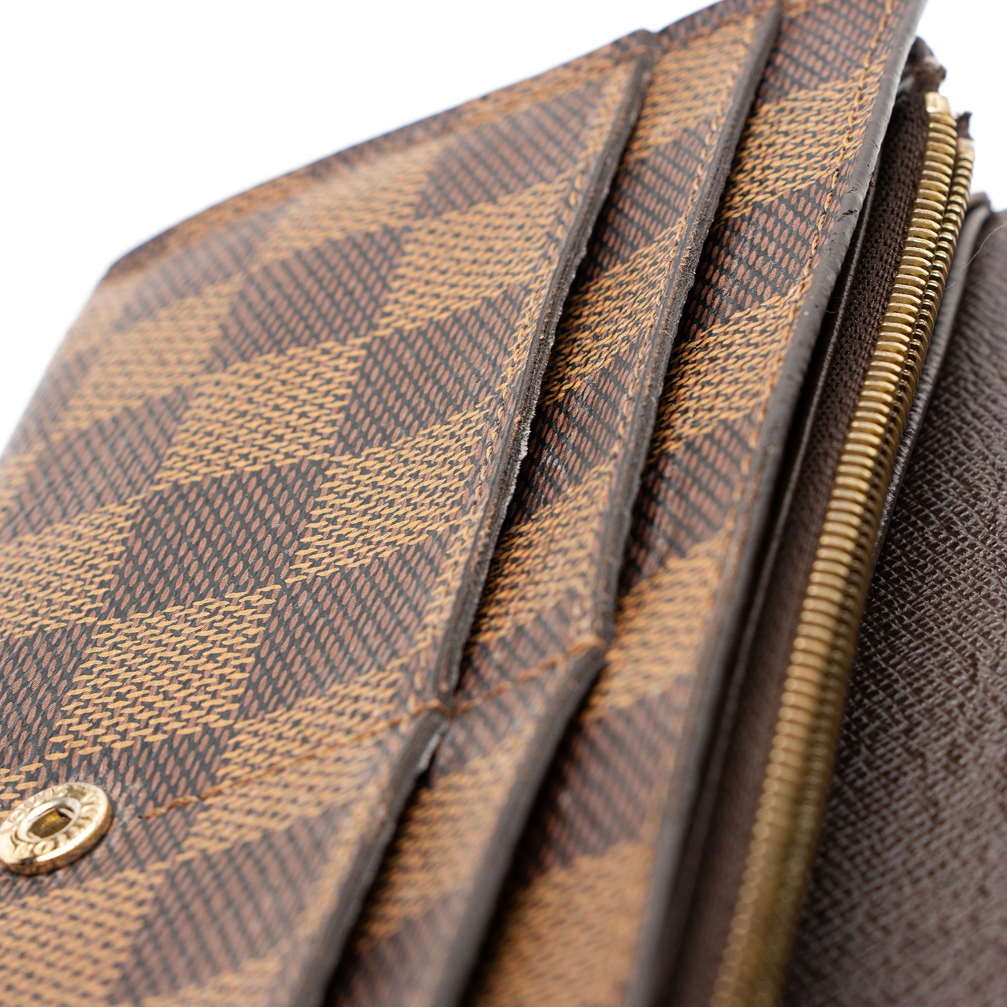 Louis Vuitton Damier Ebene Sarah Wallet