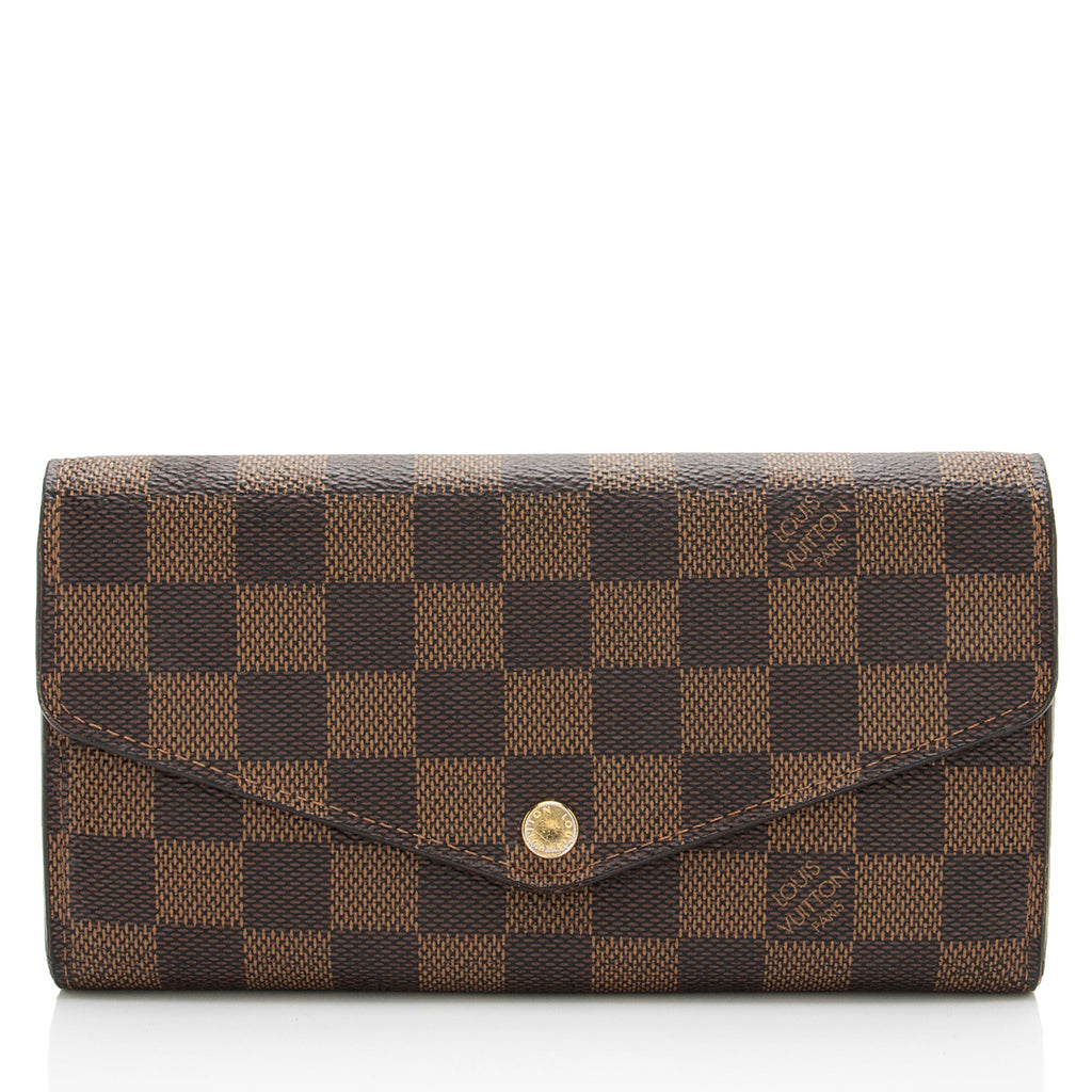 Louis Vuitton Damier Ebene Sarah Wallet