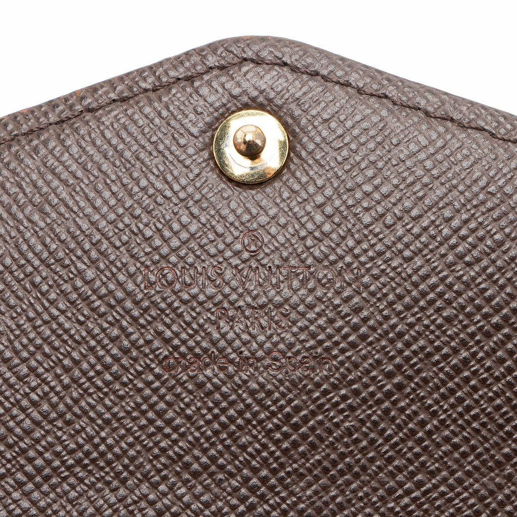 Louis Vuitton Damier Ebene Sarah Wallet