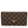 Louis Vuitton Damier Ebene Sarah Wallet