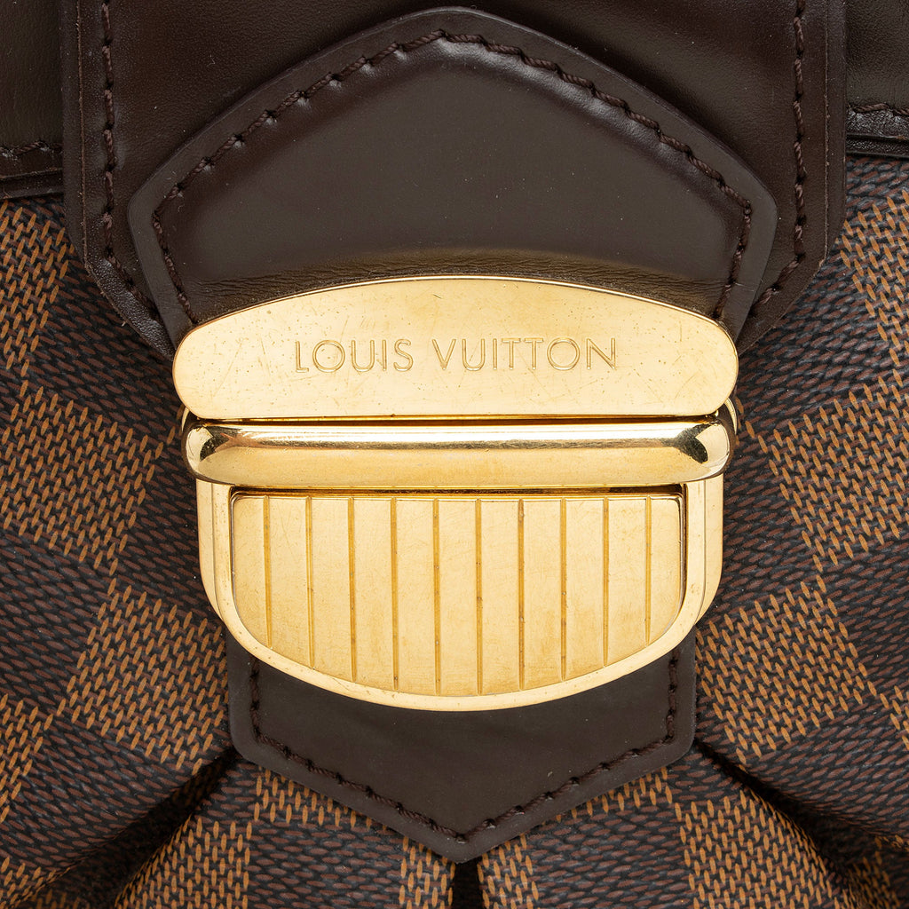 Louis Vuitton Damier Ebene Sistina GM Shoulder Bag