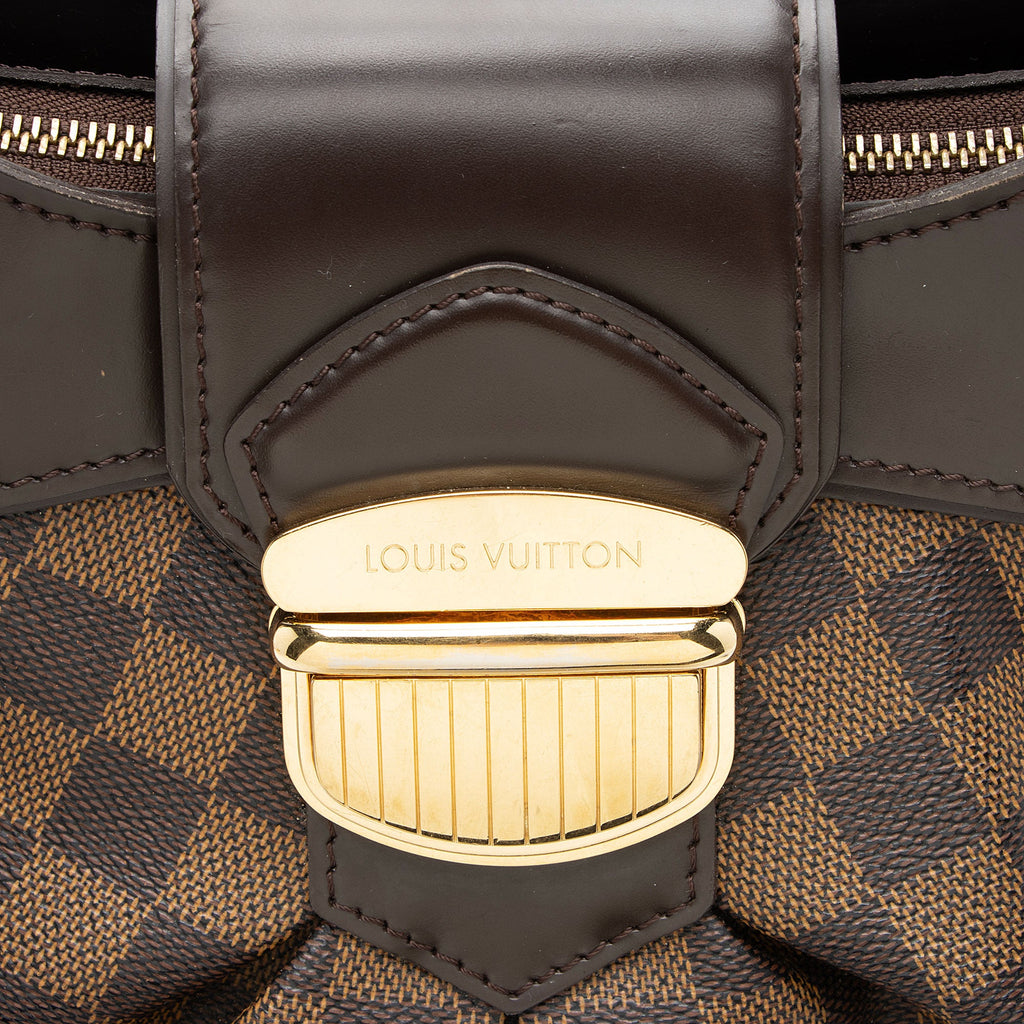 Louis Vuitton Damier Ebene Sistina MM Shoulder Bag