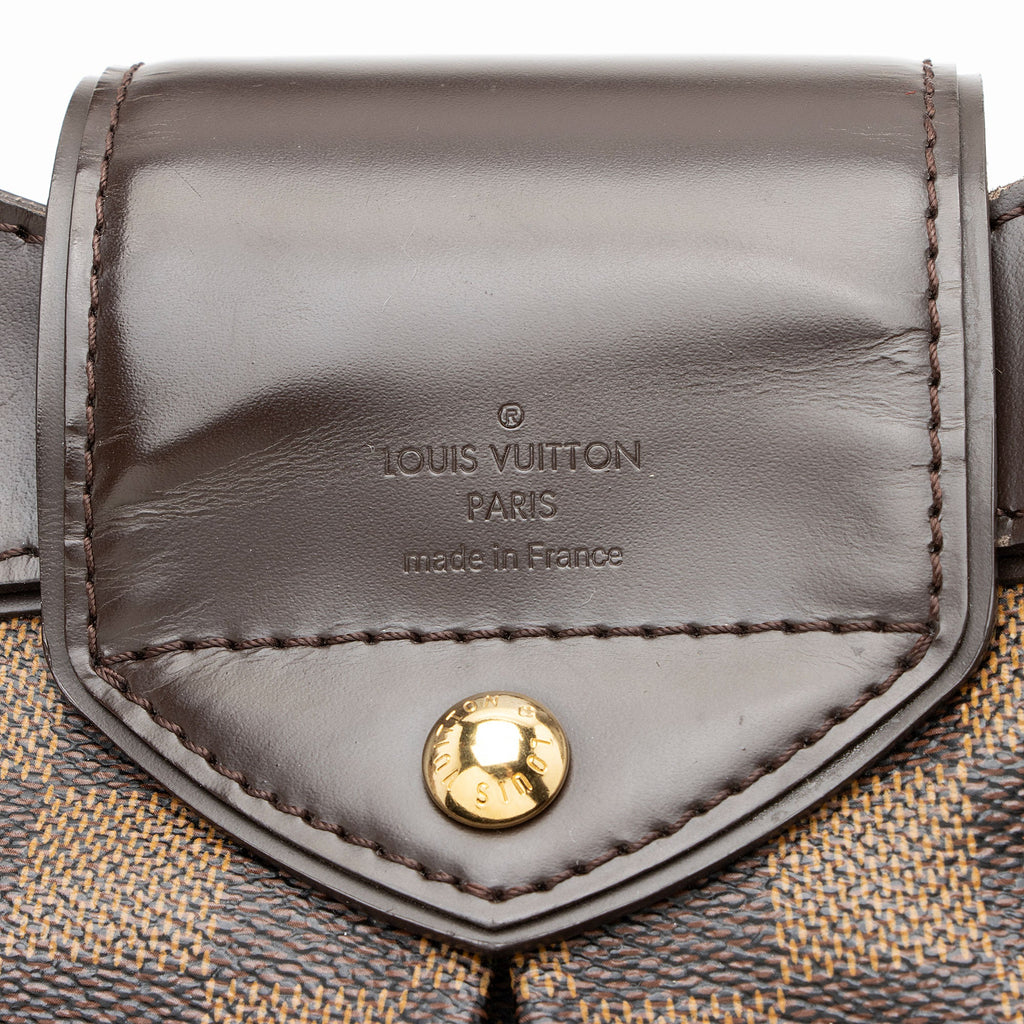 Louis Vuitton Damier Ebene Sistina MM Shoulder Bag