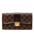 Louis Vuitton Damier Ebene Sistina Portefeuille Wallet
