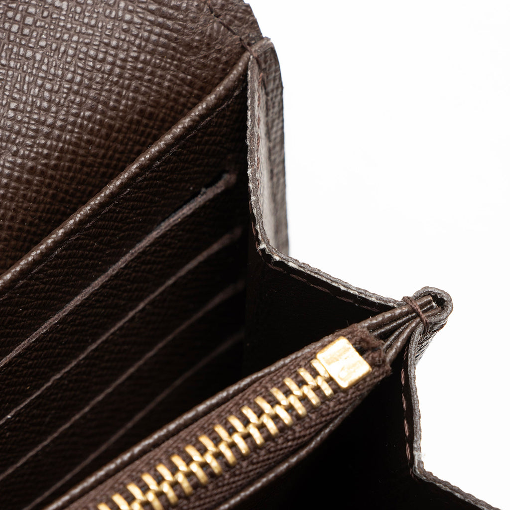 Louis Vuitton Damier Ebene Sistina Wallet