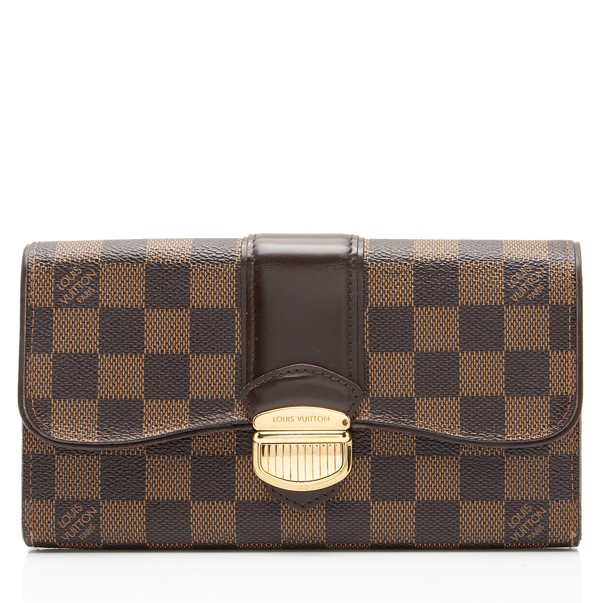 Louis Vuitton Damier Ebene Sistina Wallet