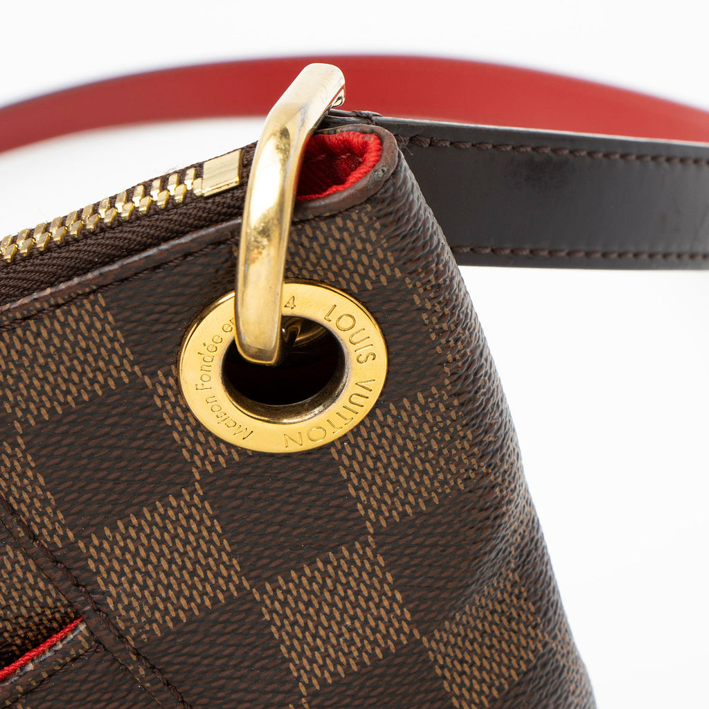 Louis Vuitton Damier Ebene South Bank Besace Shoulder Bag (SHF-rA4Tud)