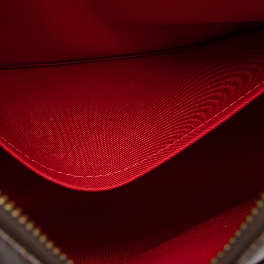 Louis Vuitton Damier Ebene South Bank Besace Shoulder Bag (SHF-rA4Tud)