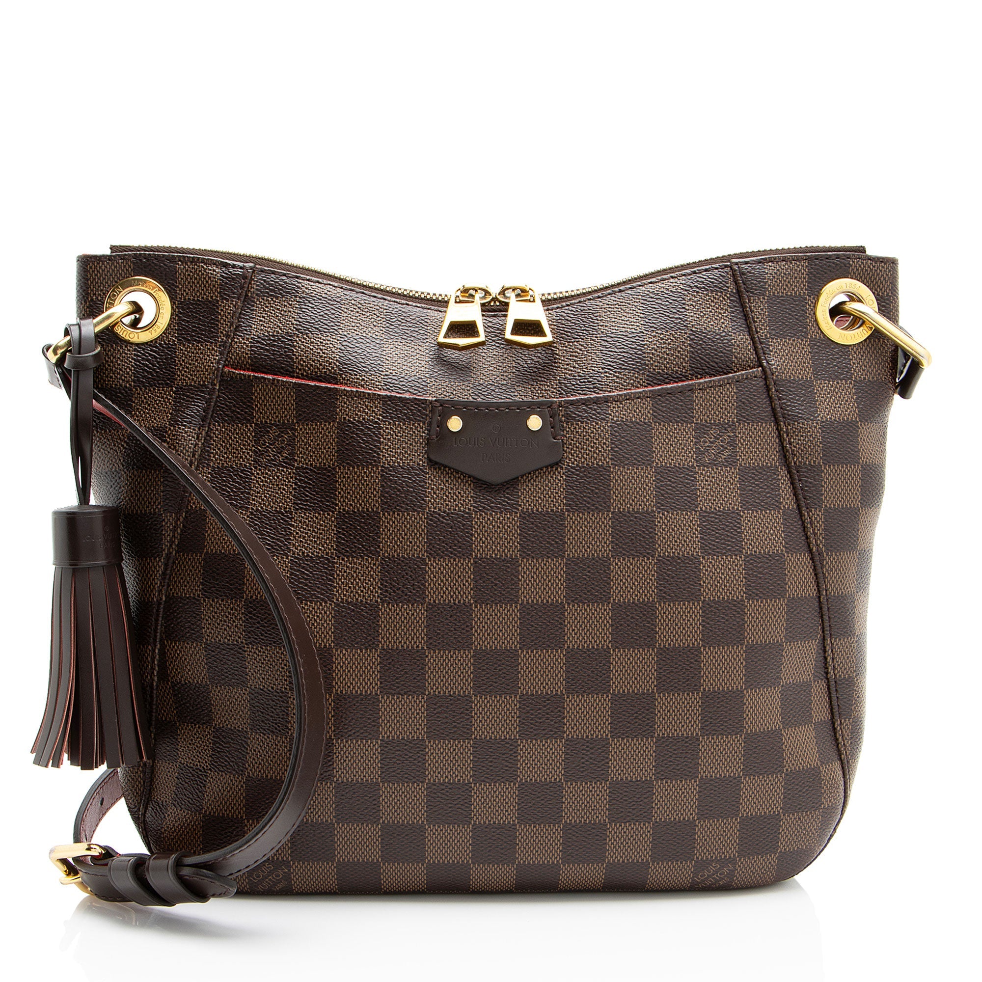 Louis Vuitton Damier Ebene South Bank Besace Shoulder Bag (SHF-rA4Tud)