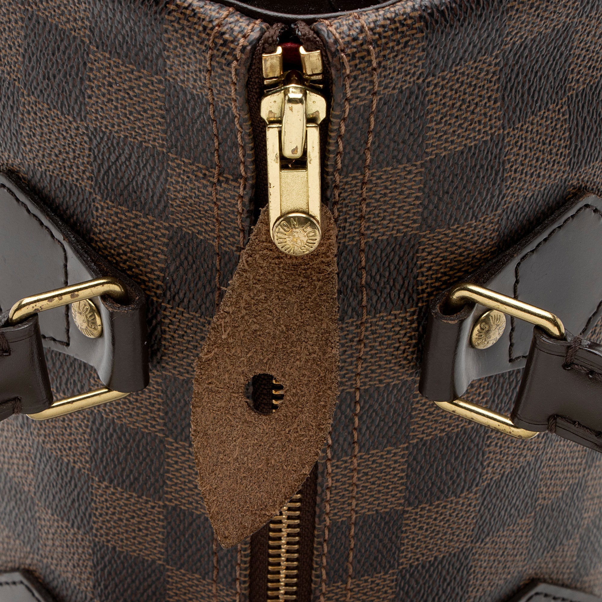 Louis Vuitton Damier Ebene Speedy 25 Satchel (SHF-tbIJZJ)